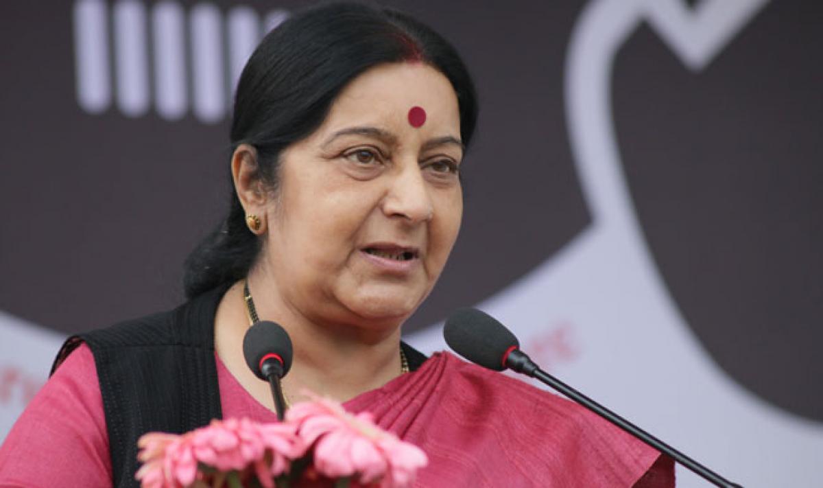 Sushma Swaraj directs safe return of Odia labourers trapped in Saudi